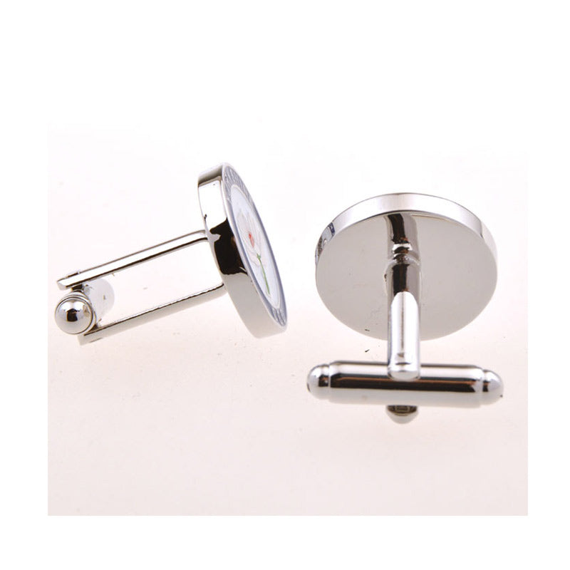 Enamel Dropping Glue Cufflinks