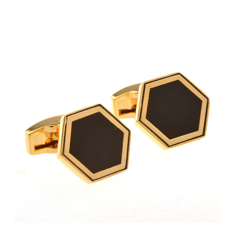 Enamel Dropping Glue Cufflinks