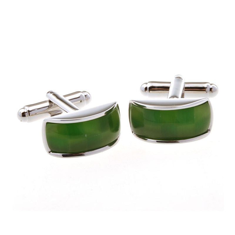 Cateye Glass Cufflinks