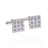 Crystal Zircon Cufflinks