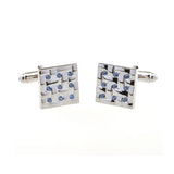 Crystal Zircon Cufflinks
