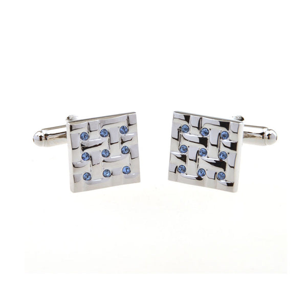 Crystal Zircon Cufflinks