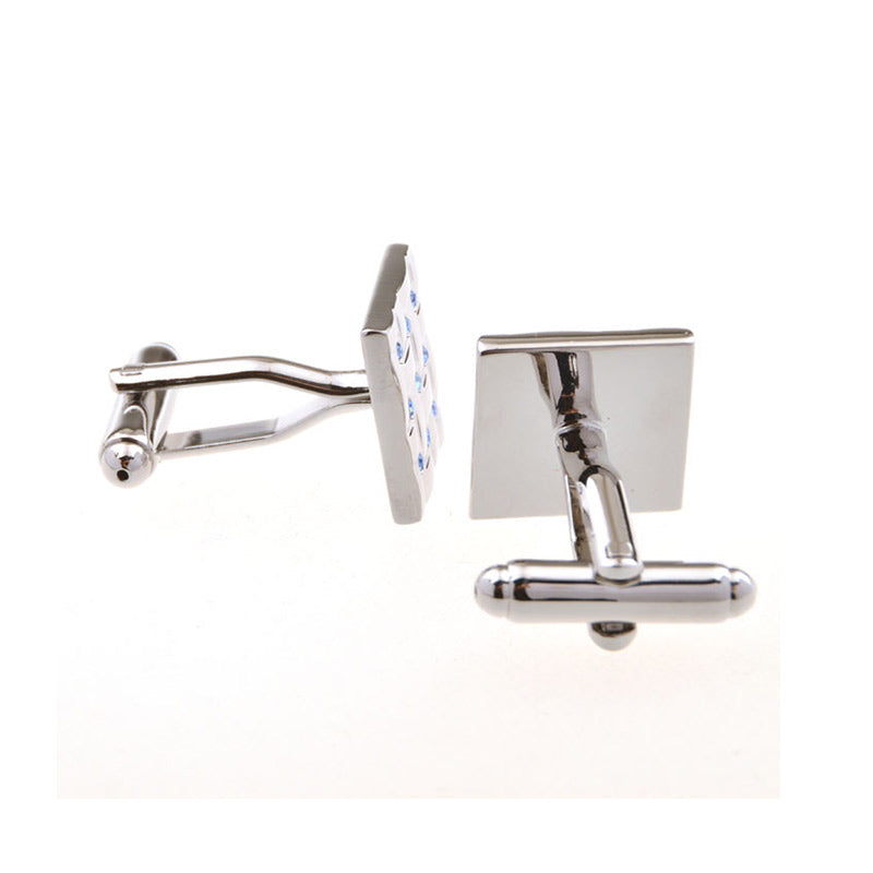 Crystal Zircon Cufflinks