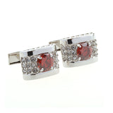 Crystal Zircon Cufflinks