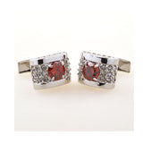 Crystal Zircon Cufflinks
