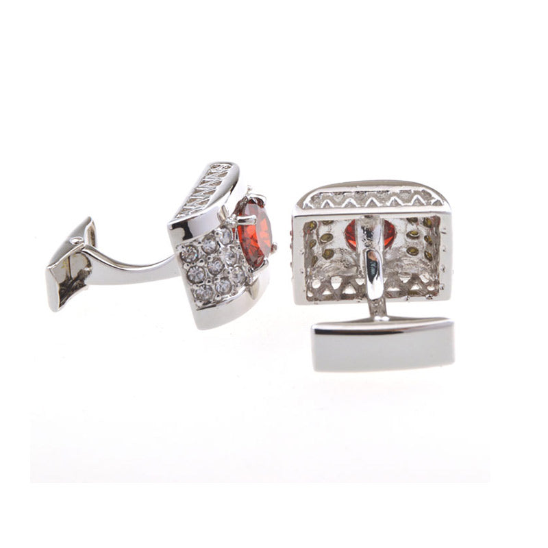 Crystal Zircon Cufflinks