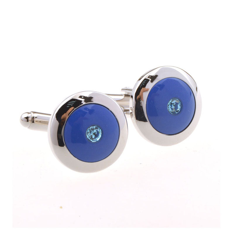 Crystal Zircon Cufflinks