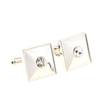 Crystal Zircon Cufflinks