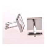 Crystal Zircon Cufflinks