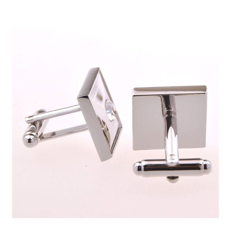 Crystal Zircon Cufflinks