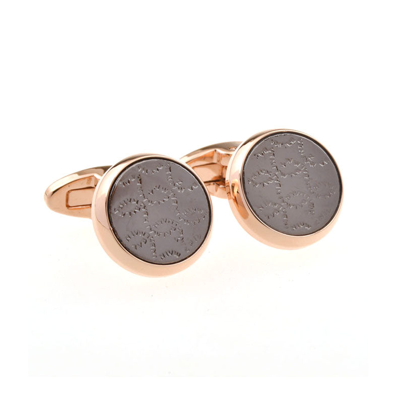Plain Colour Metal Cufflinks