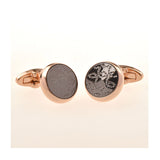 Plain Colour Metal Cufflinks
