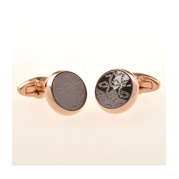 Plain Colour Metal Cufflinks