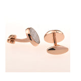 Plain Colour Metal Cufflinks