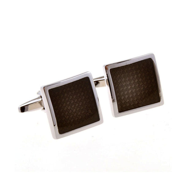 Enamel Dropping Glue Cufflinks