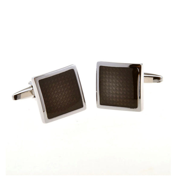 Enamel Dropping Glue Cufflinks