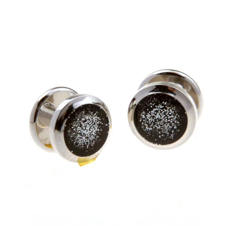 Enamel Dropping Glue Cufflinks