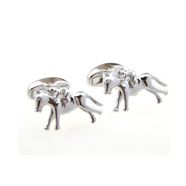 Animals Plants Plain Colour Metal Cufflinks