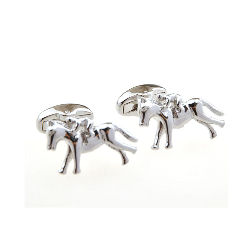 Animals Plants Plain Colour Metal Cufflinks