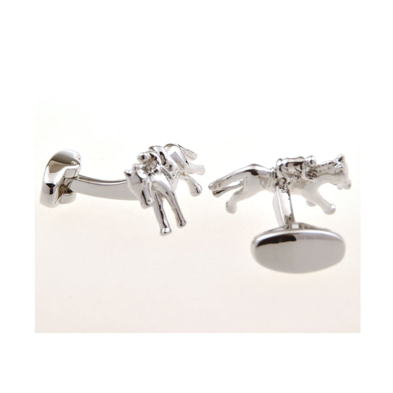 Animals Plants Plain Colour Metal Cufflinks