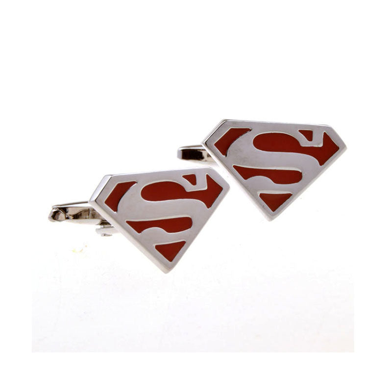Interesting Skull Enamel Dropping Glue Cufflinks