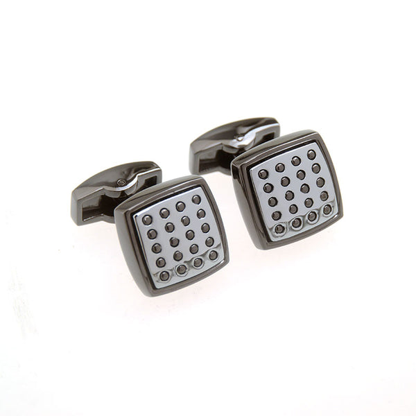 Plain Colour Metal Cufflinks