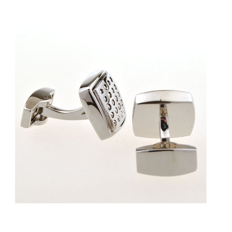 Plain Colour Metal Cufflinks