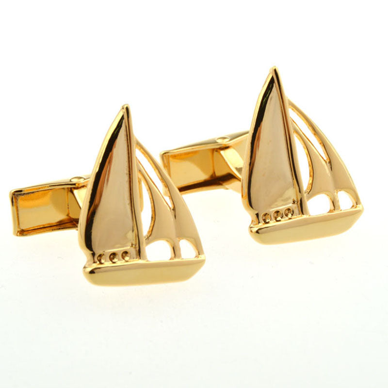 Car Logo Traffic Plain Colour Metal Cufflinks