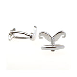 Interesting Skull Plain Colour Metal Cufflinks