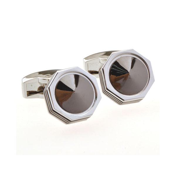 Plain Colour Metal Cufflinks
