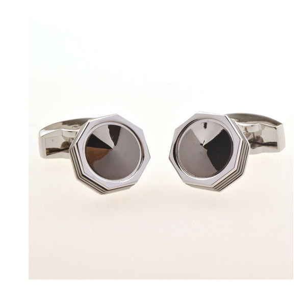 Plain Colour Metal Cufflinks