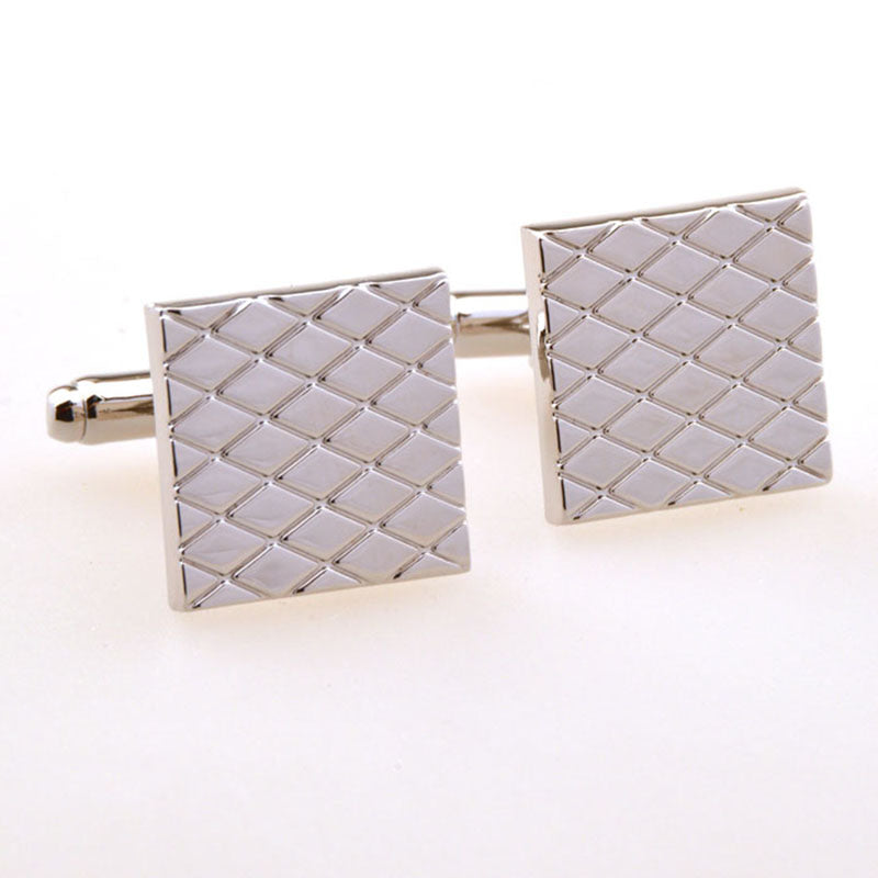 Plain Colour Metal Cufflinks