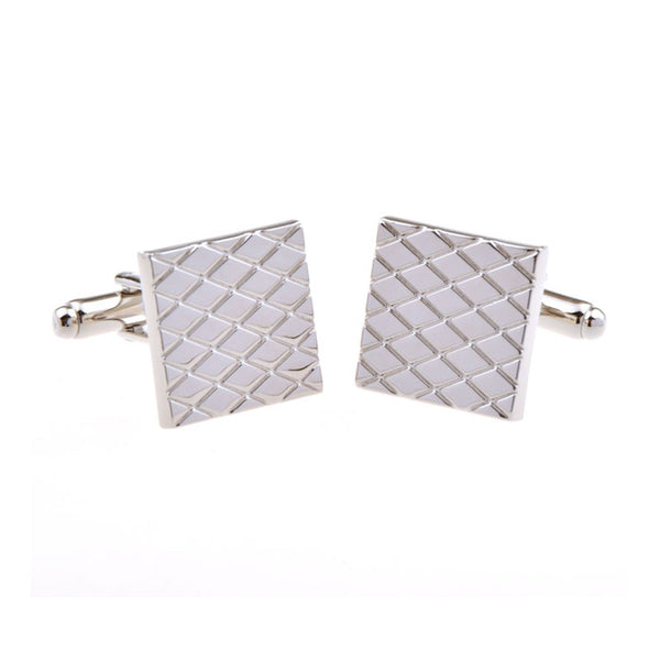 Plain Colour Metal Cufflinks
