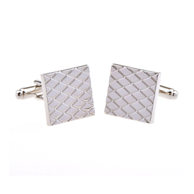 Plain Colour Metal Cufflinks