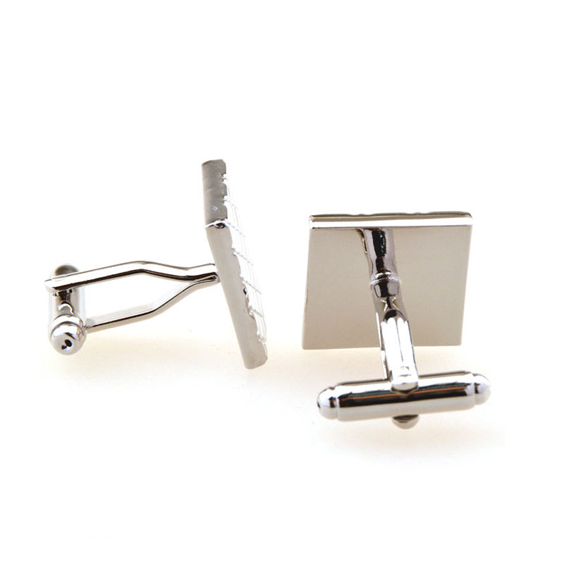 Plain Colour Metal Cufflinks