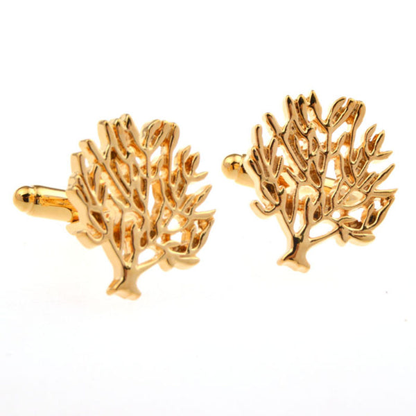 Animals Plants Plain Colour Metal Cufflinks