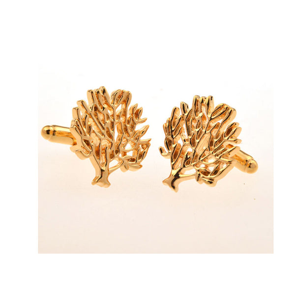 Animals Plants Plain Colour Metal Cufflinks