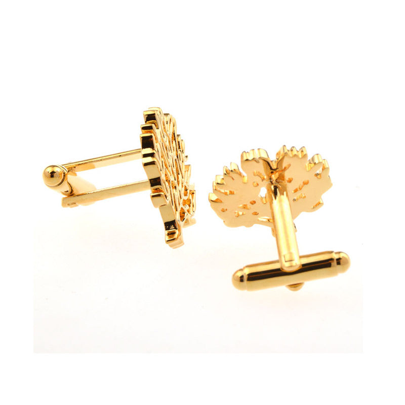 Animals Plants Plain Colour Metal Cufflinks