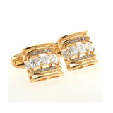 Crystal Zircon Cufflinks