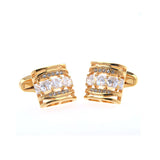 Crystal Zircon Cufflinks