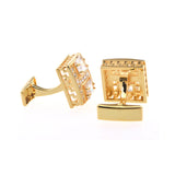 Crystal Zircon Cufflinks