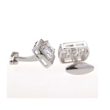 Crystal Zircon Cufflinks