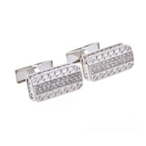 Crystal Zircon Cufflinks