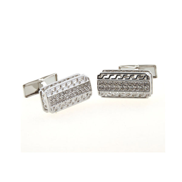 Crystal Zircon Cufflinks