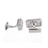 Crystal Zircon Cufflinks