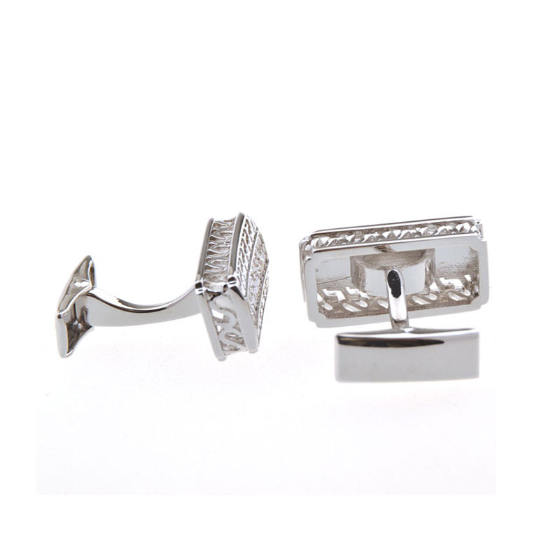 Crystal Zircon Cufflinks