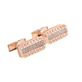 Crystal Zircon Cufflinks