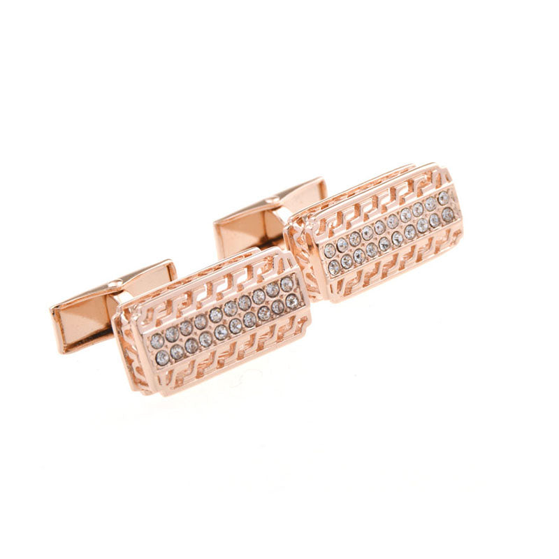 Crystal Zircon Cufflinks