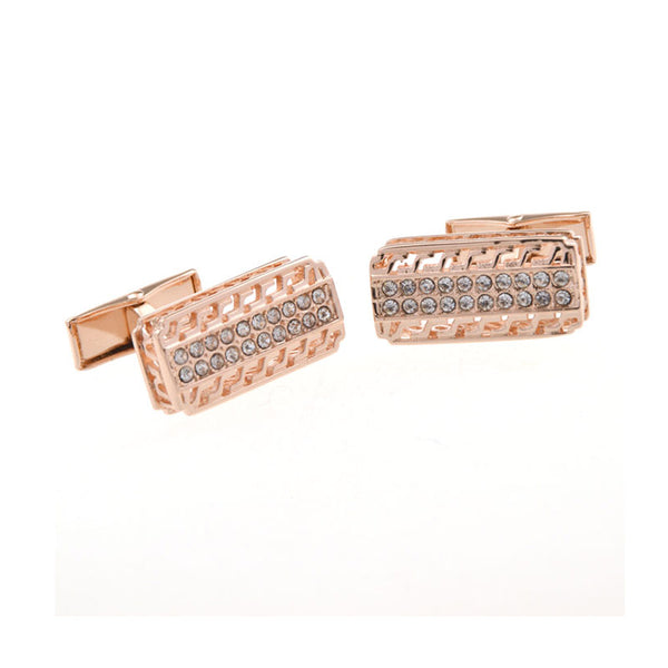 Crystal Zircon Cufflinks