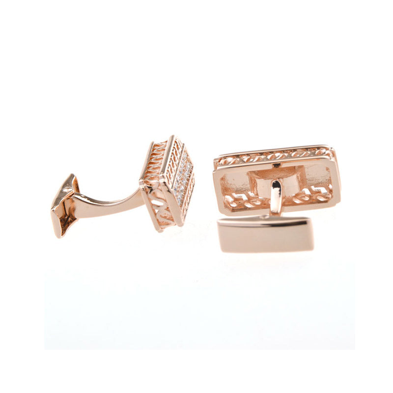 Crystal Zircon Cufflinks